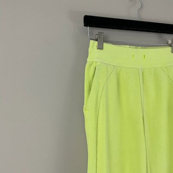 Lululemon Scuba High-Rise French Terry Joggers Neon Highlight Yellow Size 2 - Picture 5 of 8